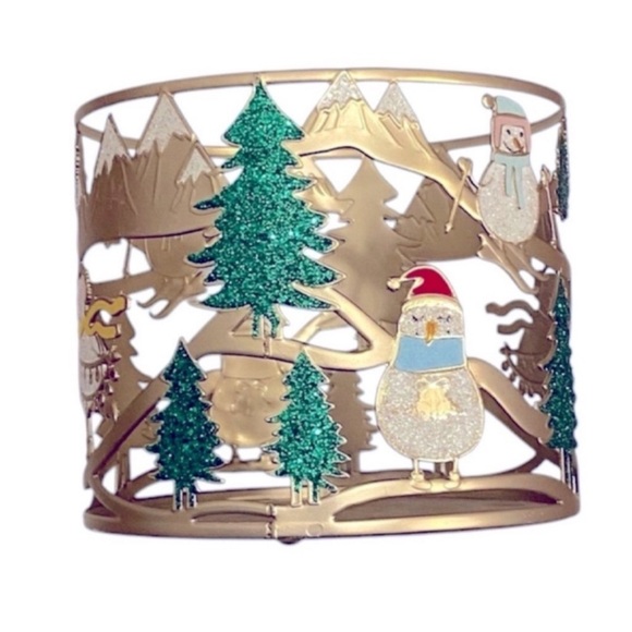 Winter Themed Candle Holder - Picture 3 of 3